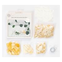 Globos Ballonnen boog set wit - thumbnail