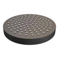 Brauer Stripe regendouchekop Diameter 25 cm mat zwart - thumbnail