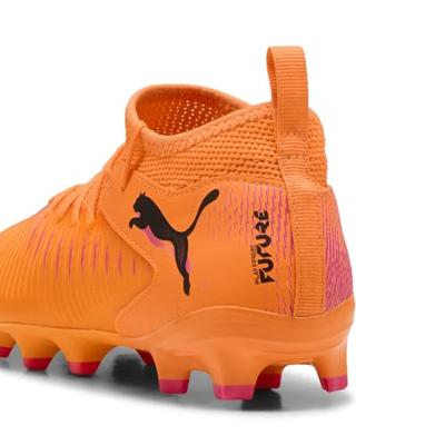PUMA Future 8 Match Gras / Kunstgras Voetbalschoenen (MG) Kids Oranje Roze Zwart PUMA Future 8 Match Gras / Kunstgras Voetbalschoenen (MG) Kids Oranje Roze Zwart