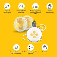 Swing Maxi(TM) elektrische dubbele borstkolf wit - thumbnail