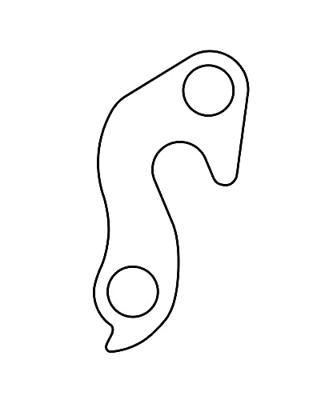 Union derailleurpad gh-083 met schroefset m8x0.75