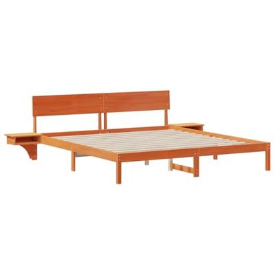Bedframe Wasbruin 180 x 200 cm Massief grenenhout