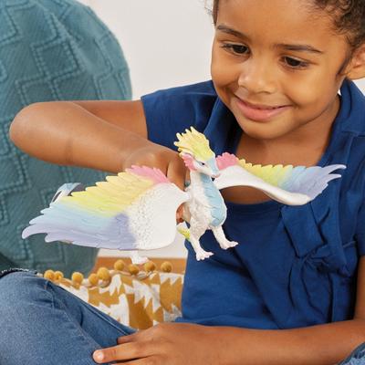 Regenboogdraak figuur, 5 jaar oud, Schleich 70728 Bayala, 34 x 23 x 11 cm - thumbnail