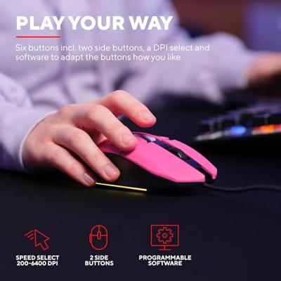 Trust GXT 790 Headset Bundel Zwart, Roze