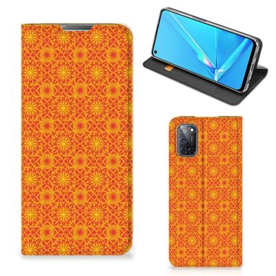 OPPO A52 | A72 | Hoesje met Magneet | Batik Oranje