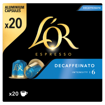 Douwe Egberts L'Or Intensity koffiecapsules, Decaffeïnato, pak van 20 stuks
