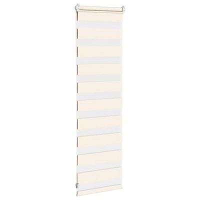 VidaXL Zebra rolgordijn 40x100 cm stofbreedte 35,9 cm marmerbeige