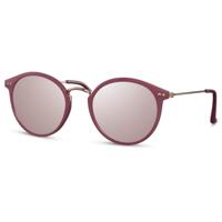 CWI zonnebril ovaal dames cat. 3 roze/zilver - thumbnail