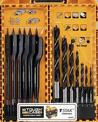 DeWalt Accessoires 57-delige Speedboor- en houtborenset | EXTREME | In TOUGH CASE - DT70758-QZ - thumbnail