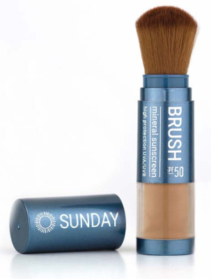 Sunday Brush Mineral Sunscreen Powder SPF50 - Tan