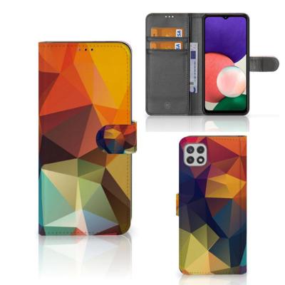 Samsung Galaxy A22 5G | Book Case | Polygon Color