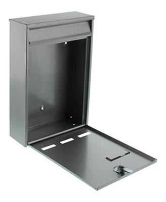 Burg Wächter 61020 POCKET 5871 SI Brievenbus Staal Zilver Sleutelslot