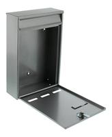 Burg Wächter 61020 POCKET 5871 SI Brievenbus Staal Zilver Sleutelslot - thumbnail