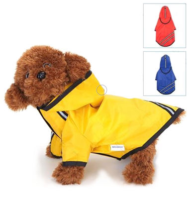 Hondenregenjasje met capuchon 25 cm