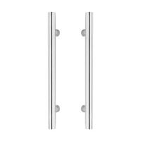 Intersteel Deurgrepen set T-vorm 1000x80mm geborsteld RVS - thumbnail