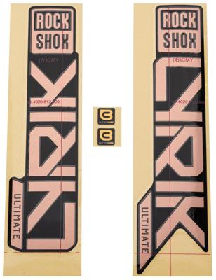 ROCKSHOX decor set decal set rs matt copper lyric ult 27/29 matt-cop.