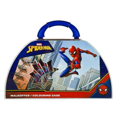 Undercover Spiderman kleurkoffer, 51dlg.