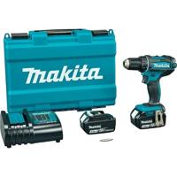 Makita DDF482SFE 18v Boor-/schroefmachine 3,0 Ah accu (2 st), oplader, Koffer - thumbnail