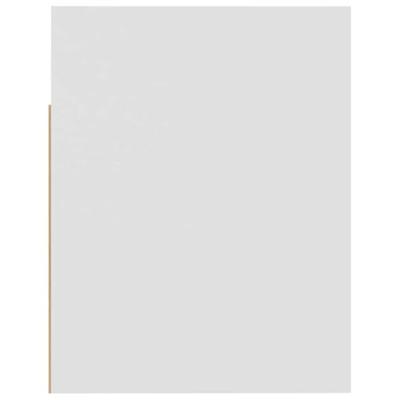 VidaXL Bovenkast lyon 60x31x40 cm bewerkt hout wit