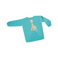 SES Creative kliederschort Girafe junior canvas blauw 1-4 jaar - thumbnail