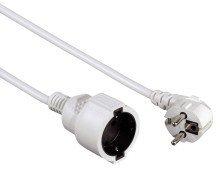 Hama Profi Extension Cable With Earth Contact 10 M White