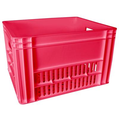 TOM kunststof fietskrat 33 liter roze TOM kunststof fietskrat 33 liter roze