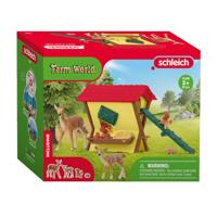 Schleich farm world de bosdieren voeren 42658 - thumbnail