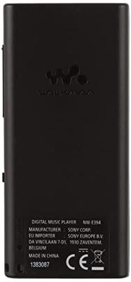 Sony NW-E394 8 GB Walkman mp3-speler met FM-radio - zwart