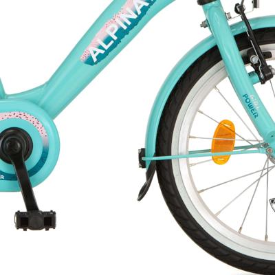 Alpina spatbord set 18 gp mint green