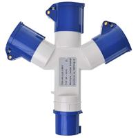 Pro Plus CEE 3-weg splitter 16A - thumbnail