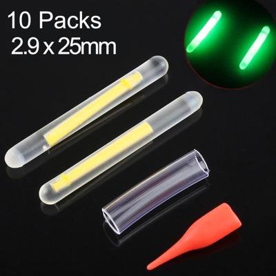10 packs Oceaan SUN lichtgevende zweven nacht vissen lichte stok zichtbaarheid: 15m grootte: 2 9 x 25mm