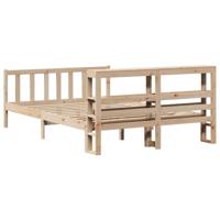Bedframe zonder matras massief grenenhout 120x190 cm - thumbnail