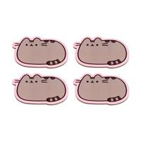 Pusheen de Kat Set 4 Gevormde Onderzetters - thumbnail