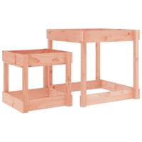 VidaXL Zandtafels 2 st massief douglashout - thumbnail