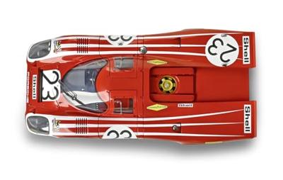 IXO Collection - 1/8 Porsche 917KH metalen bouwpakket Rood