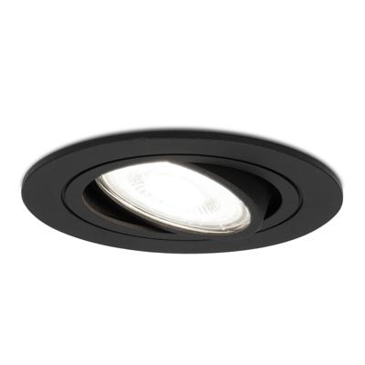 Miro LED inbouwspot - GU10 5 Watt 400 lumen - 6000K Daglicht wit - Dimbaar - Rond - Kantelbaar - IP20 Voor binnen - Zwart Miro LED inbouwspot - GU10 5 Watt 400 lumen - 6000K Daglicht wit - Dimbaar - Rond - Kantelbaar - IP20 Voor binnen - Zwart