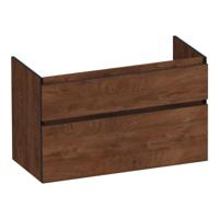 Brauer Delight Edge - Onderkast - 100 cm - met 2 Softclose Lades Greeploos en 1 Sifon Uitsparing - Forest Cacao - thumbnail