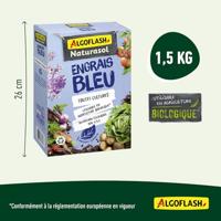 Blauwe Meststof - Algoflash Naturasol - 100% natuurlijk - 1,5 kg - thumbnail