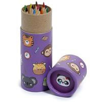 Adoramals Zoo - Tekenkoker 12 Kleurpotloden - thumbnail