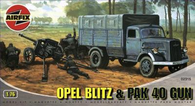 Airfix 1/76 Pak 40 75mm Anti-Tank Gun & Truck