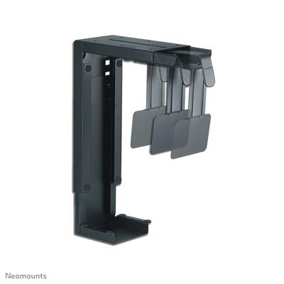 Neomounts CPU-D100BLACK CPU-D100BLACK PC-houder Onder tafel Zwart Belastbaar tot: 30 kg