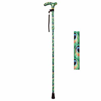 Luxe opvouwbare wandelstok (verschillende designs) | Maak een keuze : Pauw Luxe opvouwbare wandelstok (verschillende designs) | Maak een keuze : Pauw