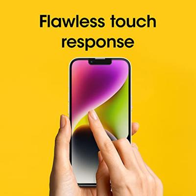 OtterBox Trusted Glass-screenprotector voor iPhone 16e, 14, 13, 13 Pro, gehard glas, x2 krasbescherming, bescherming tegen vallen en splinters