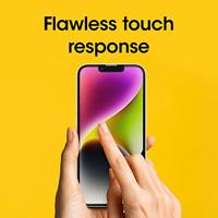 OtterBox Trusted Glass-screenprotector voor iPhone 16e, 14, 13, 13 Pro, gehard glas, x2 krasbescherming, bescherming tegen vallen en splinters - thumbnail