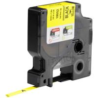 Dymo IND krimpkous zwart op geel, 6 mm x 1,5 meter label krimpkous - thumbnail
