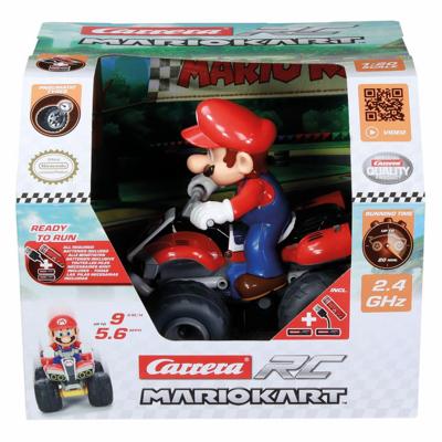 Mario Quad afstandsbedieningsauto, 2,4 GHz, schaal 1:20, CARRERA Mario Kart, vanaf 6 jaar
