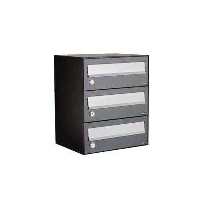 Allux Hive Set 1-Breed, 3-Hoog Antraciet - 40030065_1x3 Allux Hive Set 1-Breed, 3-Hoog Antraciet - 40030065_1x3