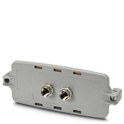 Phoenix Contact ECS-P-122X169-S-UV-2M12 GY 1050379 Frontplaat (l x b x h) 62 x 163 x 30 mm PC Grijs 5 stuk(s)