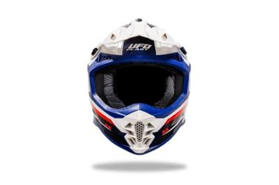 UFO PLAST crosshelm "intrepid helmet interpid l blue/white - thumbnail