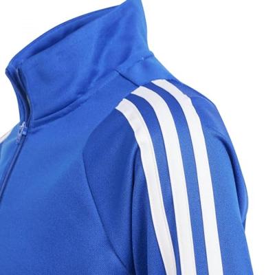 adidas Tiro 24 Trainingstrui 1/4-Zip Kids Blauw Wit adidas Tiro 24 Trainingstrui 1/4-Zip Kids Blauw Wit